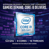 Intel Core i9-9900K Desktop Processor 8 Cores up to 5.0 GHz Turbo unlocked LGA1151 300 Series 95W